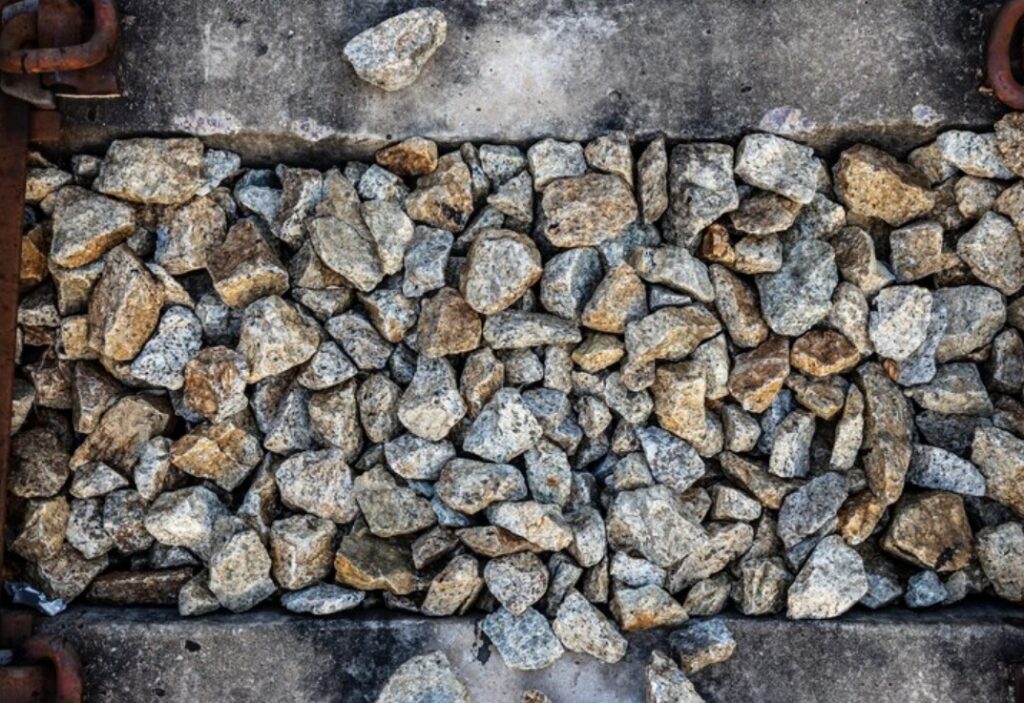 crushed rock